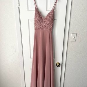 Azazie Dusty Rose Sonya Dress